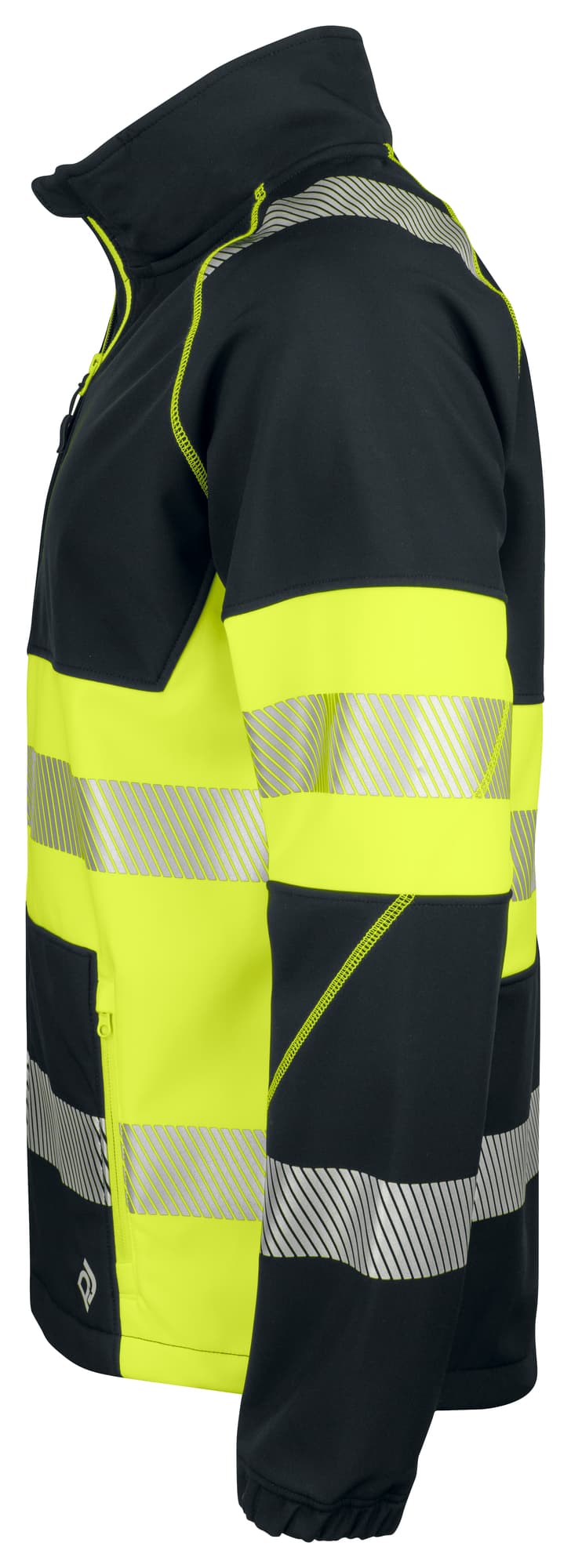 6443 Softshelljakke EN ISO 20471 Kl 1 – bilde 3