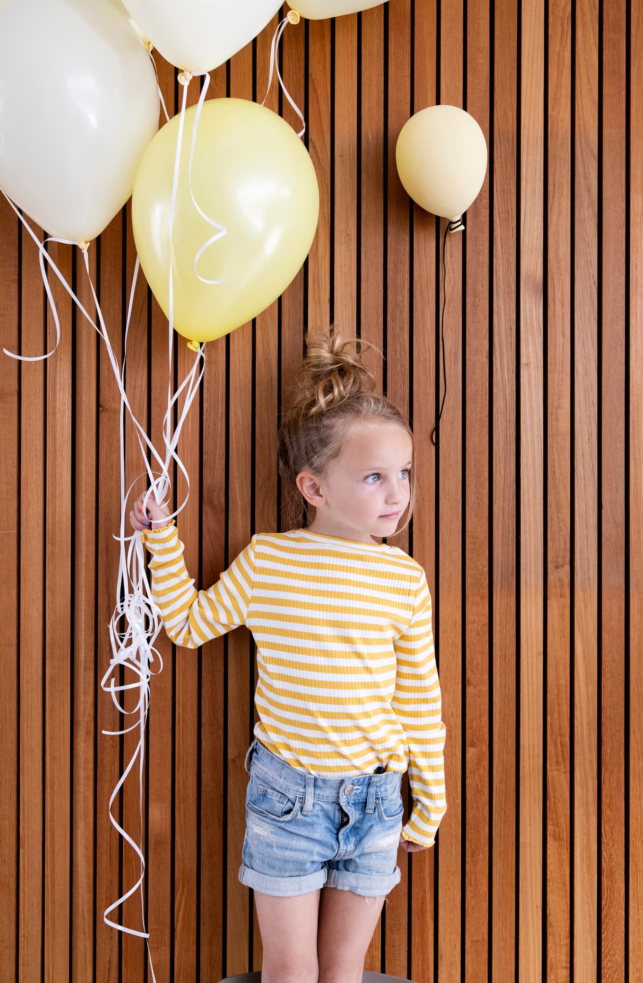 Balloon decoration S Yellow