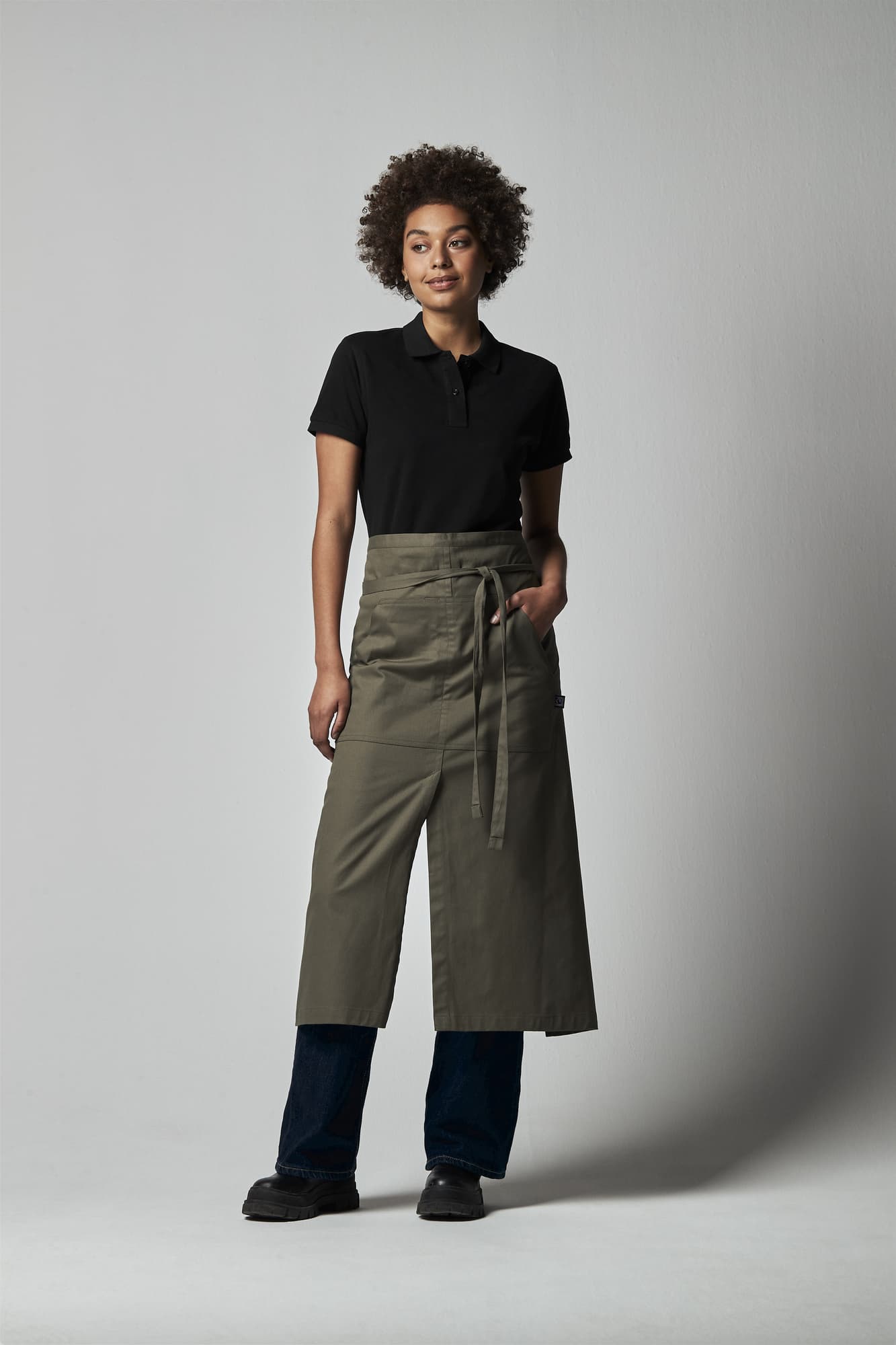 Waist Apron Long (GOTS)