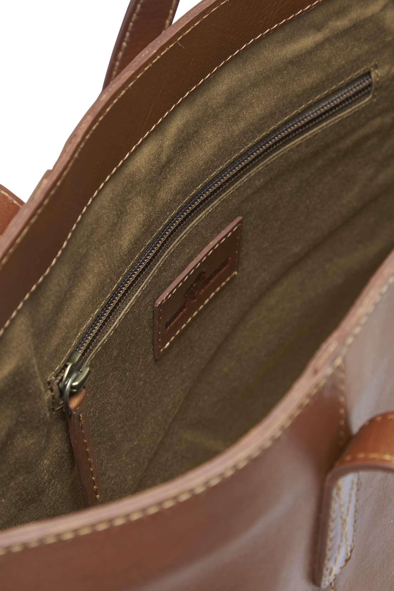 Leather Line Tote Bag – bilde 4