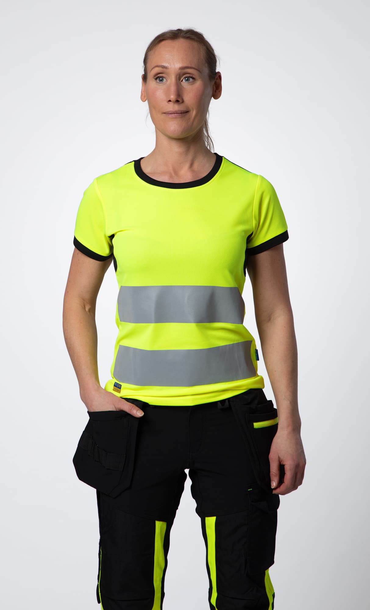 6012 T-skjorte Dame EN ISO 20471 Kl 2/1 – bilde 5