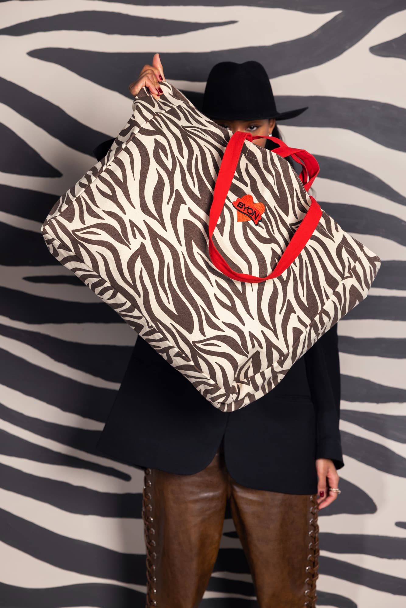 Veske Anima zebra
