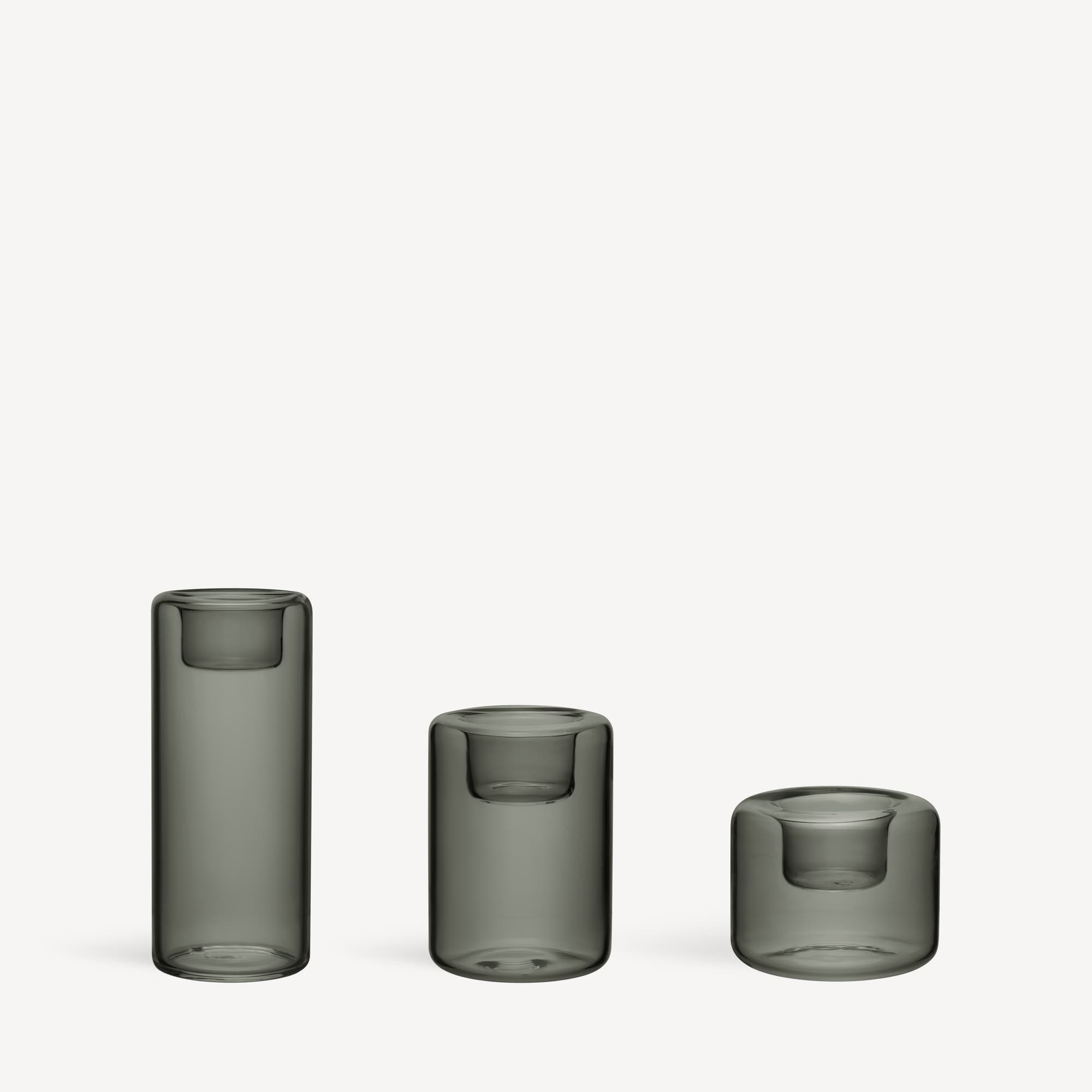 Happy lyslykt antrasitt, 68, 105, 150 mm,  3-pk – bilde 1