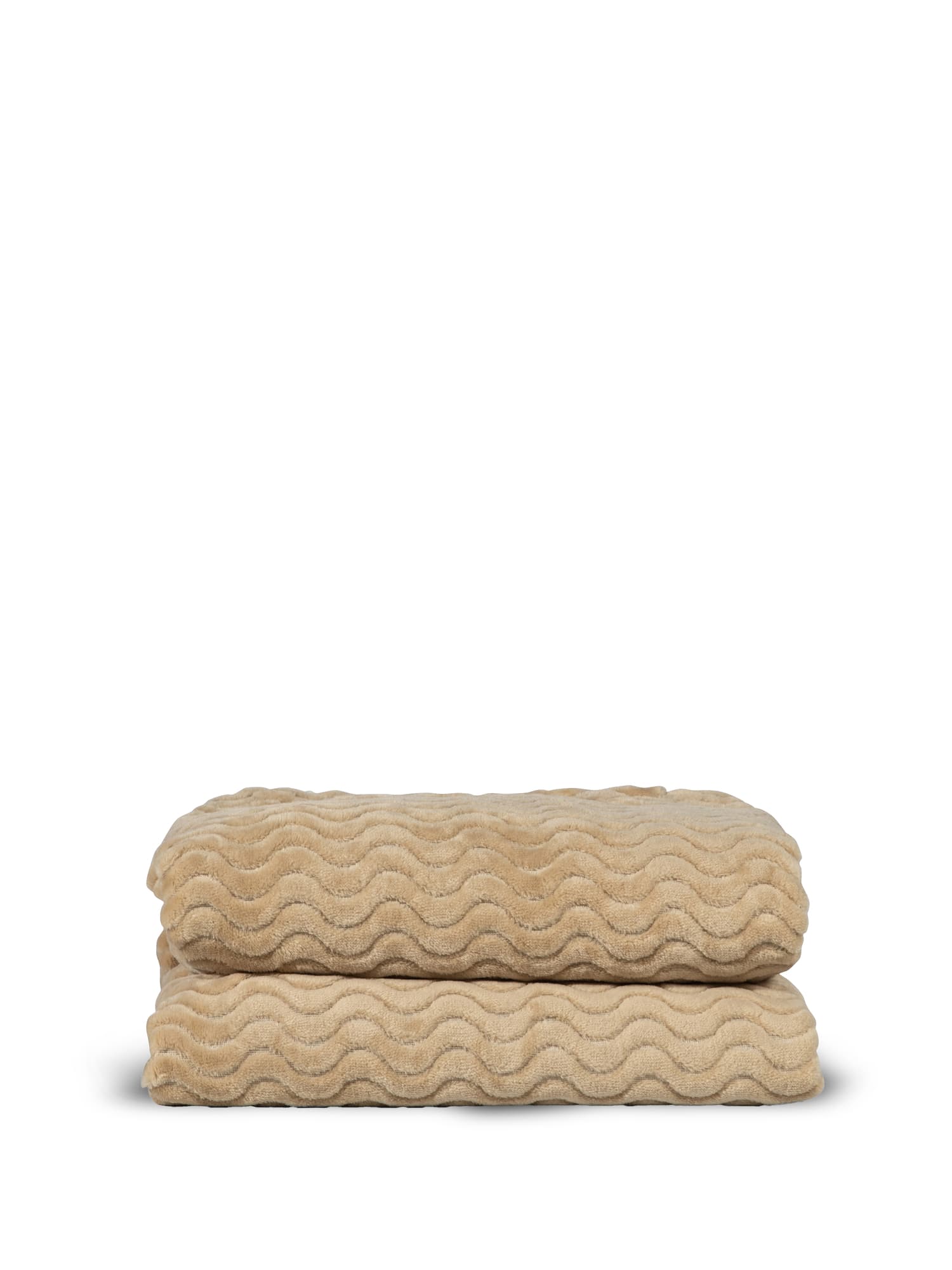 Agnes fleecepledd, beige – bilde 1