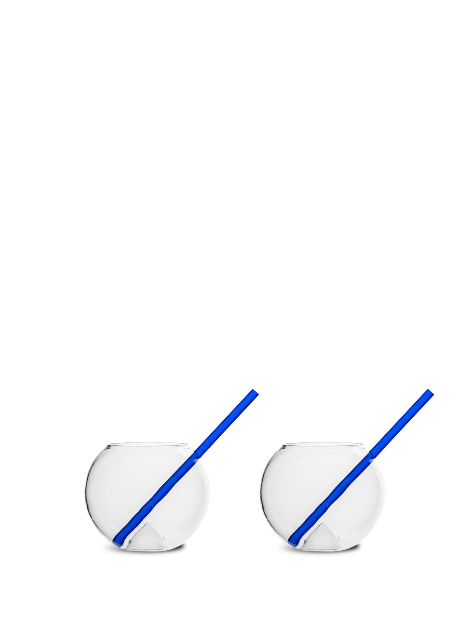 Glass med sugerør Magaluf 2-pack – bilde 1