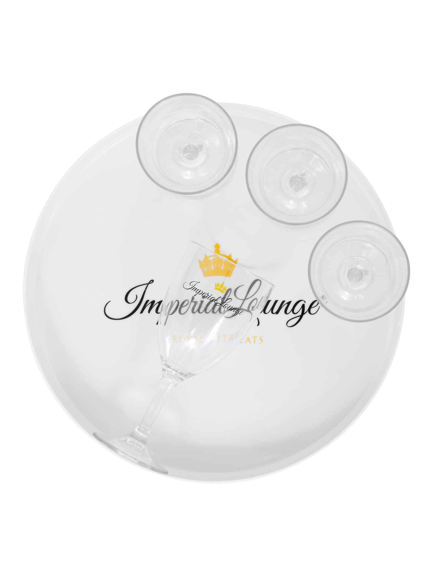 Glass og fat med logo – bilde 3