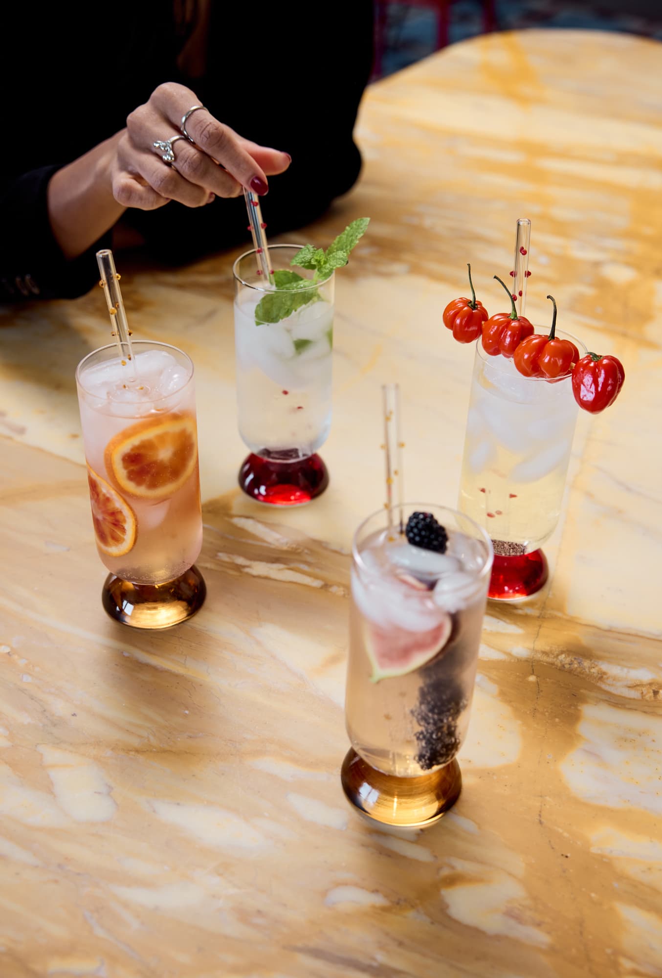 Høyt drikkeglass Spice, 2-pakning – bilde 4