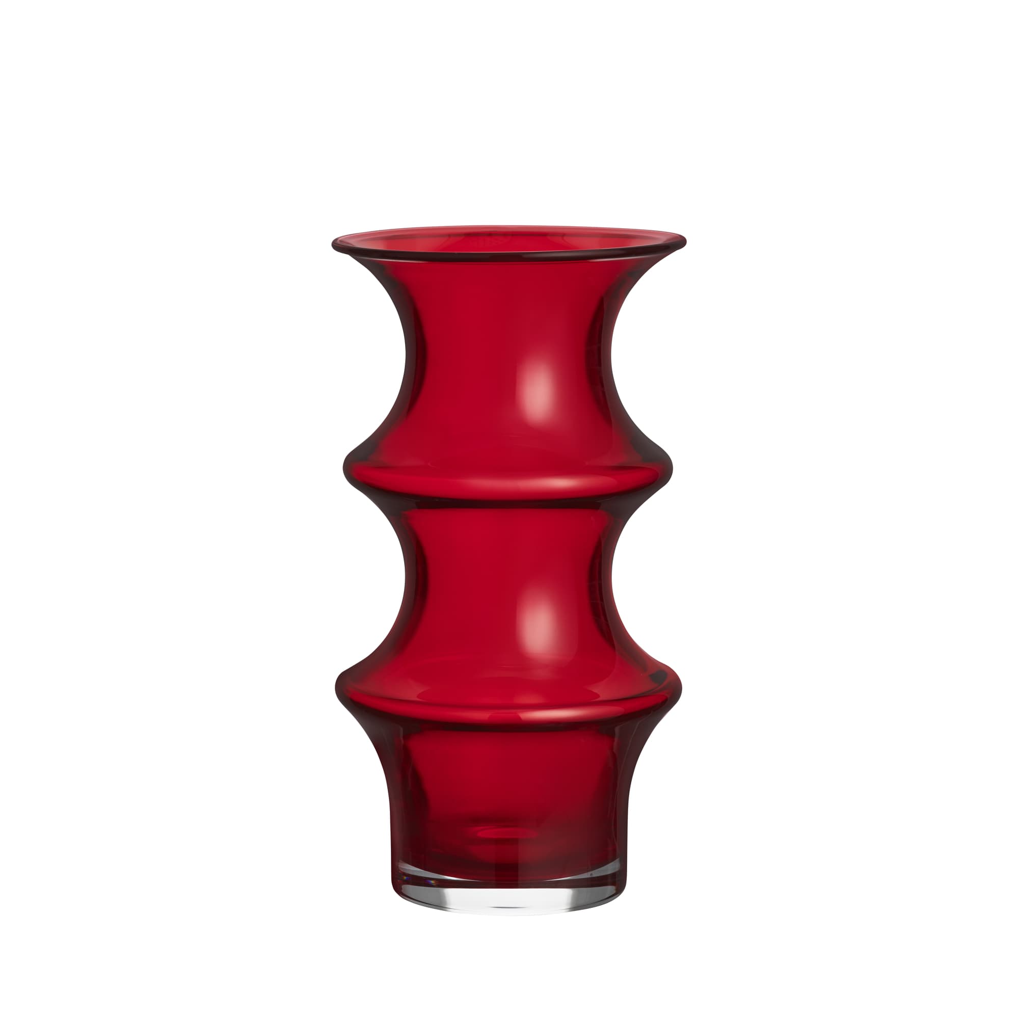 Pagod vase, rød 255 mm