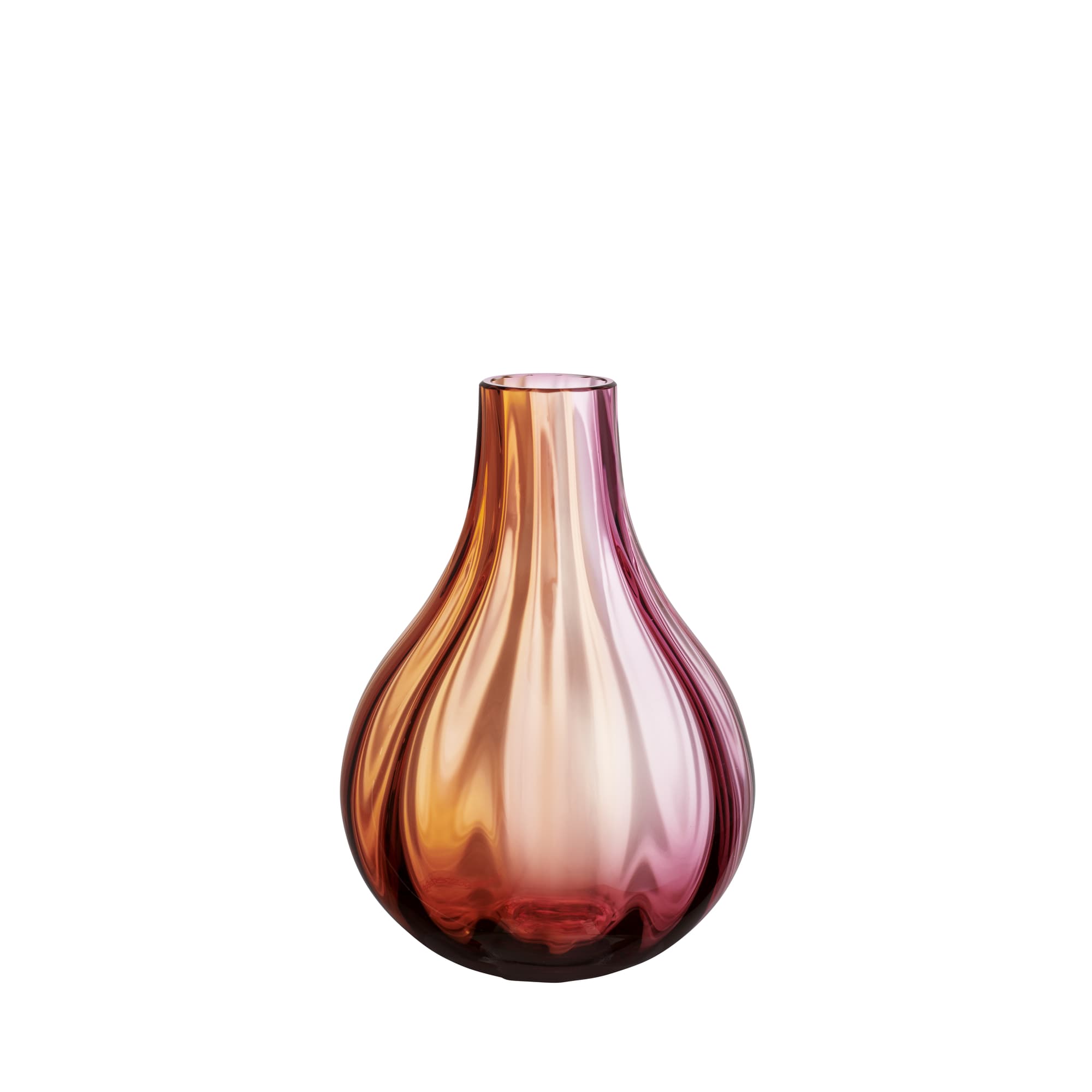 Iris vase pink/amber, EL AC-23