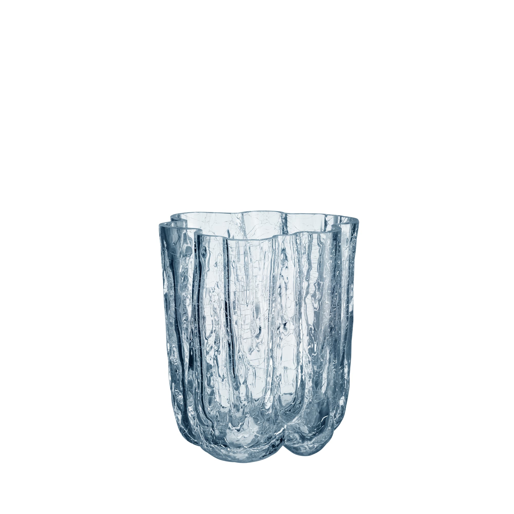 Crackle vase siekulær 121 mm