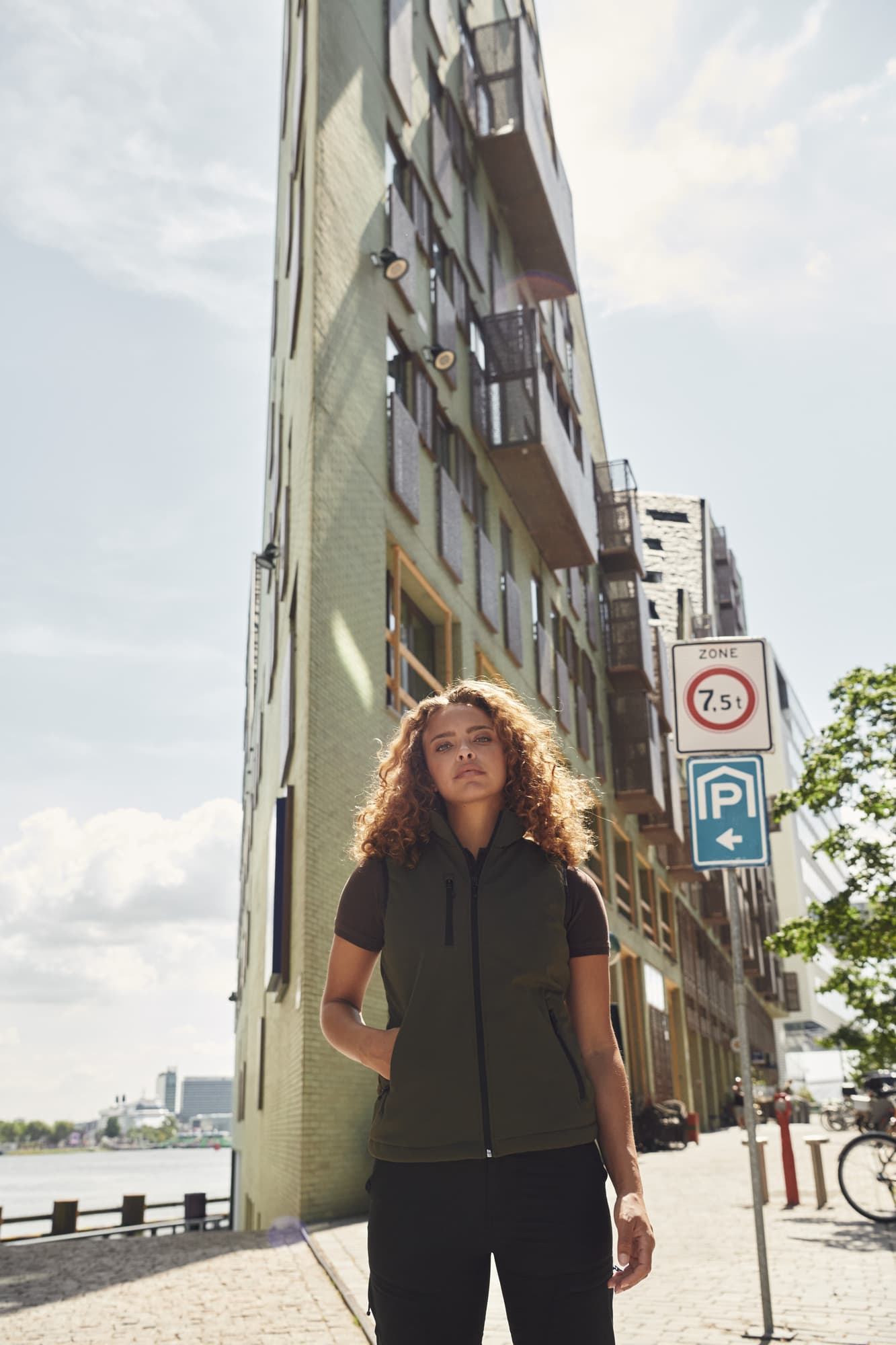 Padded Softshell Vest Women