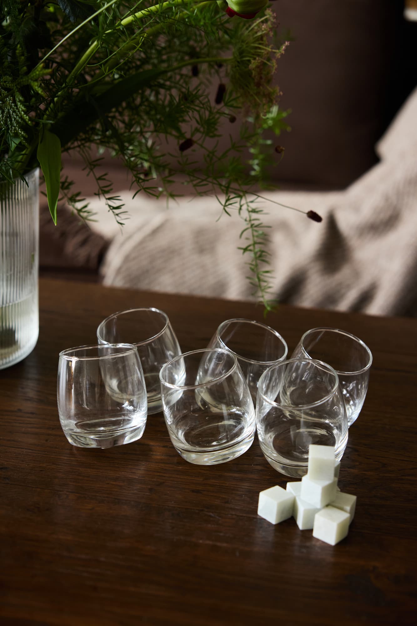 Tumblerglass med avrundet bunn, 6-pk.